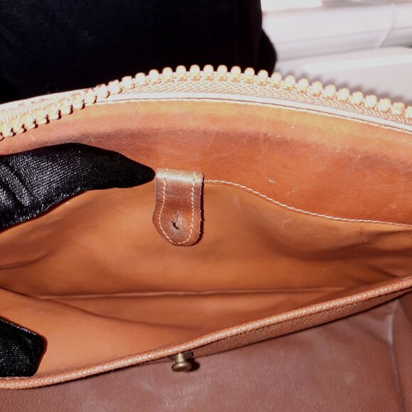 Vintage Dooney & Bourke Dipinta Inspired Hand Painted Satchel Shoulder Bag - Picture 7 of 13